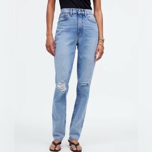 Madewell The Perfect Vintage Jeans Distressed Raw Hem Size 27